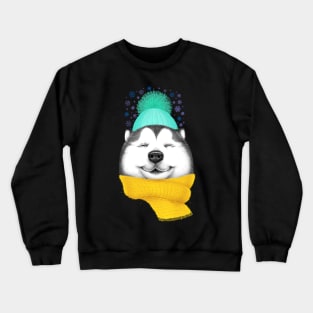 Winter Husky Crewneck Sweatshirt